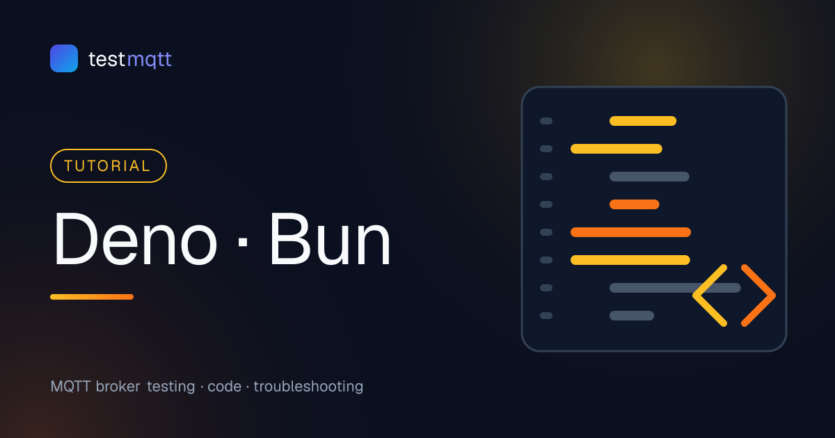 MQTT with Deno and Bun