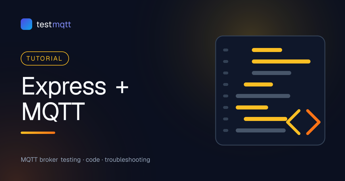 MQTT with Node.js and Express: Build a REST to MQTT Bridge