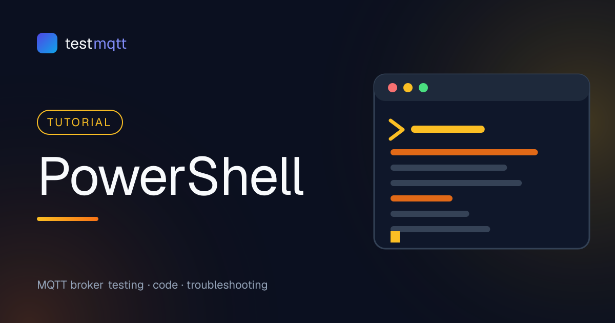 MQTT from PowerShell on Windows