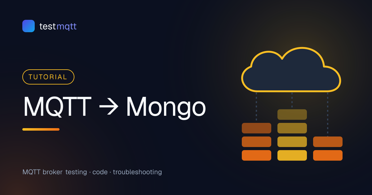 Guarda mensajes MQTT en MongoDB con Node.js (colecciones time series)