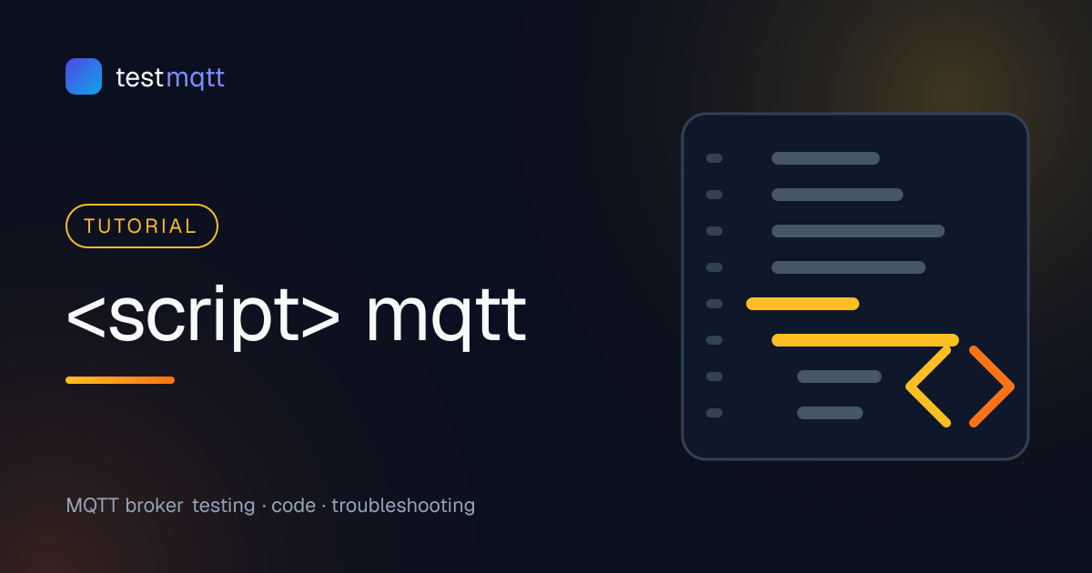 MQTT in the Browser with Plain JavaScript (No Build Step)